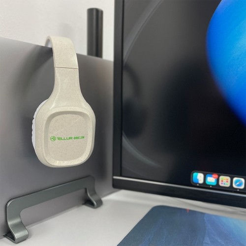 Tellur Green Bluetooth Over-Ear Headphones Pulse Foldable cream image 5
