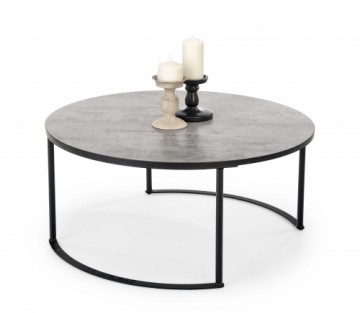 Halmar MACAO coffee table, gray / black