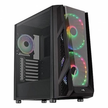 Micro ATX/Mini  ITX / ATX Midtower Korpuss Aerocool NIGHTHAWKDUOBK RGB USB 3.0 Ø 20 cm Melns