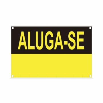 Zīme Normaluz Aluga-se PVC (45 x 45 x 70 cm)
