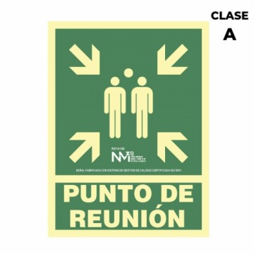 Zīme Normaluz Punto de reunión PVC (22,4 x 30 cm)