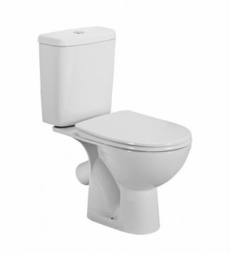WC pods Kolo Freja ar PP vāku , ūdens pieslēgums no apakšas, 45gr izvāds
