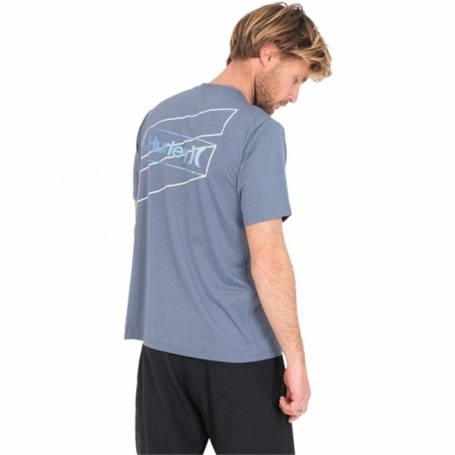Vīriešu Krekls ar Īsām Piedurknēm Hurley One Only Slashed UPF Zils image 4