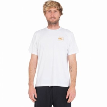 Vīriešu Krekls ar Īsām Piedurknēm Hurley Toro Hybrid UPF Balts