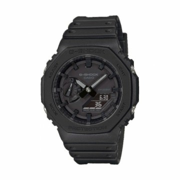 Мужские часы Casio GA-2100 SERIES ALL BLACK (Ø 45 mm)