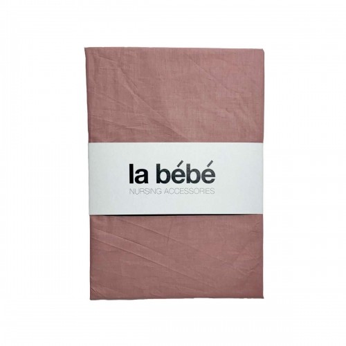 La Bebe™ Cotton 60x120+12 cm  Art.145814 Pink Kokvilnas palags ar gumiju image 1