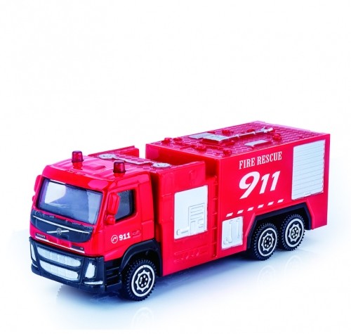 MSZ Miniatūrais modelis Volvo Fire Engine, izmērs 1:72 image 1