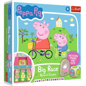 TREFL PEPPA PIG Свинка Пеппа Большая гонка настольная игра