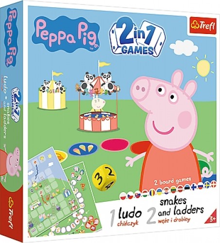 TREFL PEPPA PIG Boardgame 2 in 1 Peppa Pig image 1