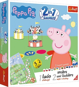 TREFL PEPPA PIG Настольная игра 2 в 1 Свинка Пеппа
