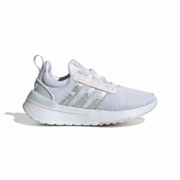 Skriešanas Apavi Bērniem Adidas Racer TR21 Balts