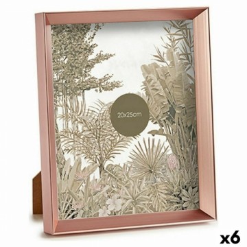 Gift Decor Фото рамка Розовый Медь Пластик Cтекло (22,3 x 3,5 x 27,3 cm) (6 штук)