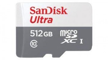 Sandisk  MICRO SDXC 512GB UHS-I (SDSQUNR-512G-GN3MN)