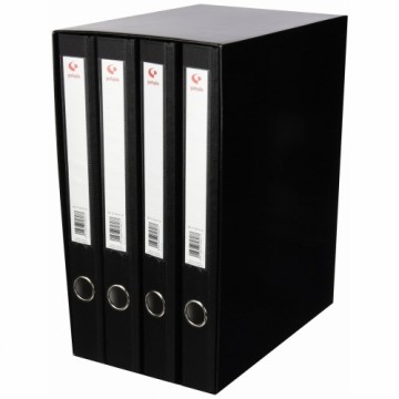 Рычажный картотечный шкаф Grafoplas 25 mm модульная Чёрный (35 x 29 x 18 cm)