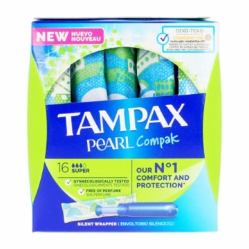 Super Tamponi Pearl Tampax (18 uds)