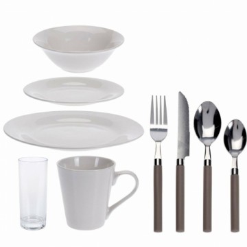 Набор посуды Excellent Houseware Stockholm Фарфор Белый 36 Предметы