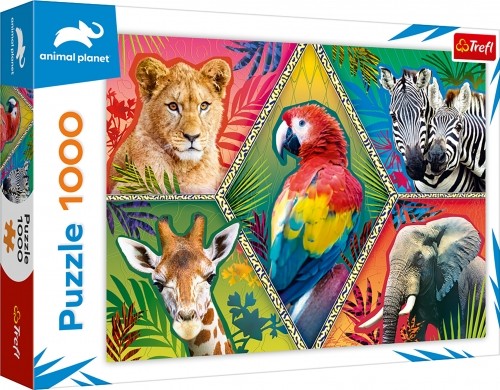 Trefl Puzzles TREFL Puzle Eksotiski dzīvnieki, 1000 gab. image 1