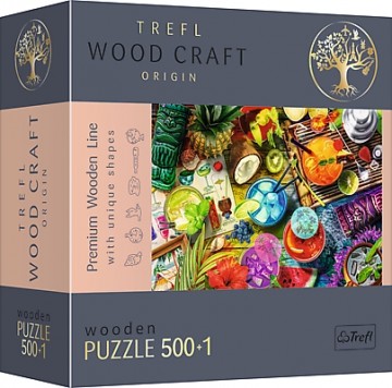 Trefl Puzzles TREFL Пазл из дерева Коктейли 500+1 шт.