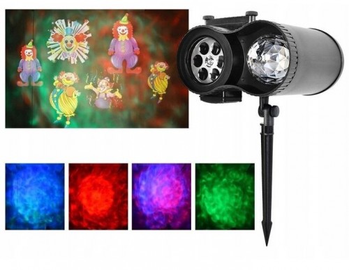 LED āra projektors ar tālvadības pulti / 12 slaidi /	Dekoratīvais Brīvdabas Projektors ar LED Gaismu  image 6