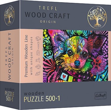 Trefl Puzzles TREFL Пазл из дерева Щенок 500+1 шт.