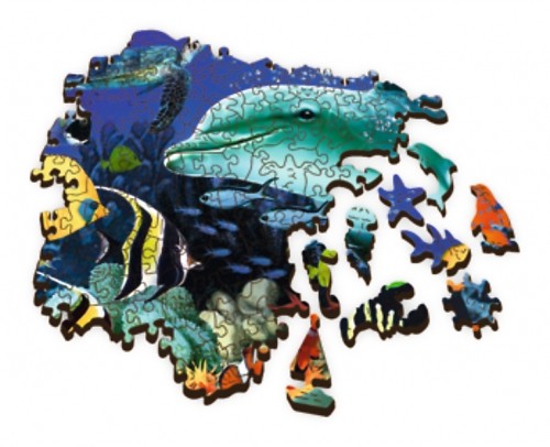 Trefl Puzzles TREFL Koka puzle - Jūras dzīve, 500gb image 3
