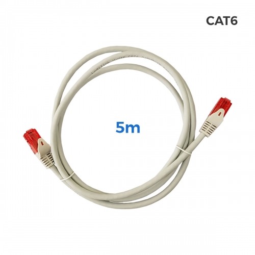Жесткий сетевой кабель UTP кат. 6 EDM Серый 5 m image 2