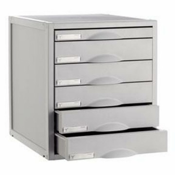 Modular Filing Cabinet Archivo 2000 ArchiSystem 6 ящиков Серый (35,6 x 31,6 x 36,2 cm)