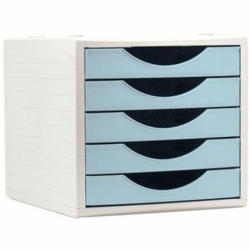 Modular Filing Cabinet Archivo 2000 ArchivoTec Serie 4000 5 ящиков Din A4 Пастельно-голубой (34 x 27 x 26 cm)