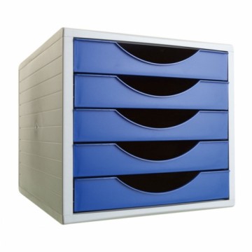 Modular Filing Cabinet Archivo 2000 ArchivoTec Serie 4000 5 ящиков Din A4 Синий (34 x 27 x 26 cm)