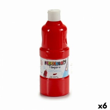Pincello Tempera Sarkans 400 ml (6 gb.)