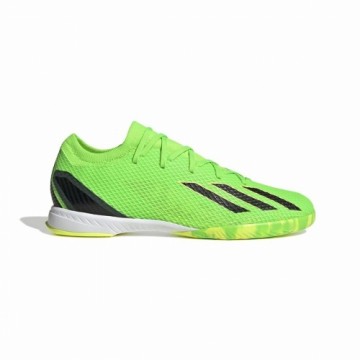 Pieaugušo Iekštelpu Futbola Apavi Adidas X Speedportal 3 Laima zaļa