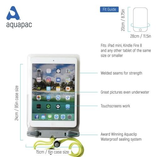 Aquapac Waterproof iPad Mini – Kindle Case Foam image 4