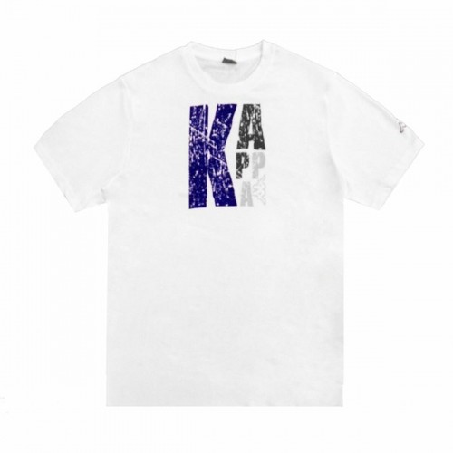 Vīriešu Krekls ar Īsām Piedurknēm Kappa Sportswear Logo Balts image 1