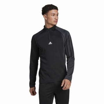 Футболка с длинным рукавом мужская Adidas 1/4-Zip Чёрный