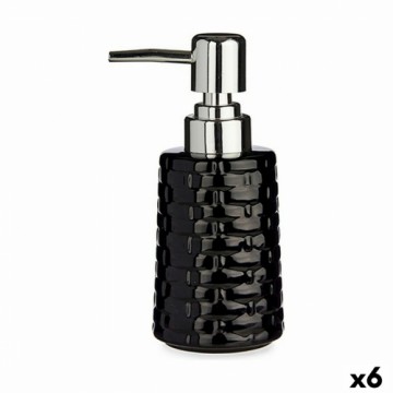 Berilo Дозатор мыла С облегчением Керамика Серебристый Чёрный Металл 6 штук (150 ml)