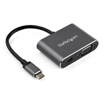 USB C uz VGA/MiniDisplayPort Adapteris Startech CDP2MDPVGA           Pelēks