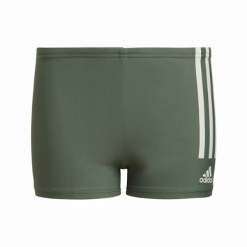 Sieviešu Peldkostīms Adidas YB 3 Stripes Zaļš