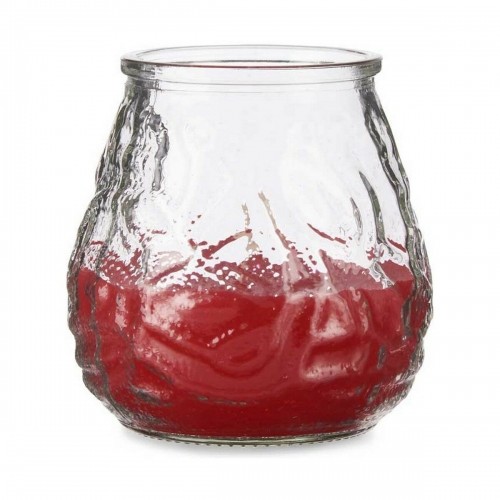 Ibergarden Svece Ģerānijs Sarkans Caurspīdīgs Stikls Parafīns 6 gb. (9 x 9,5 x 9 cm) image 2