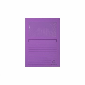 Subfolder Exacompta Forever Фиолетовый Прозрачное окно A4 (100 штук)