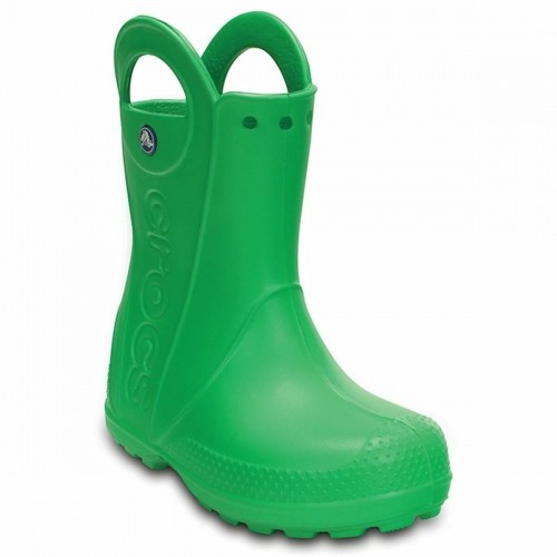 Bērnu zābaciņi Crocs Handle It Rain Zaļš image 5