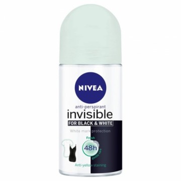 Roll-On dezodorants Black & White Invisible Fresh Nivea (50 ml)