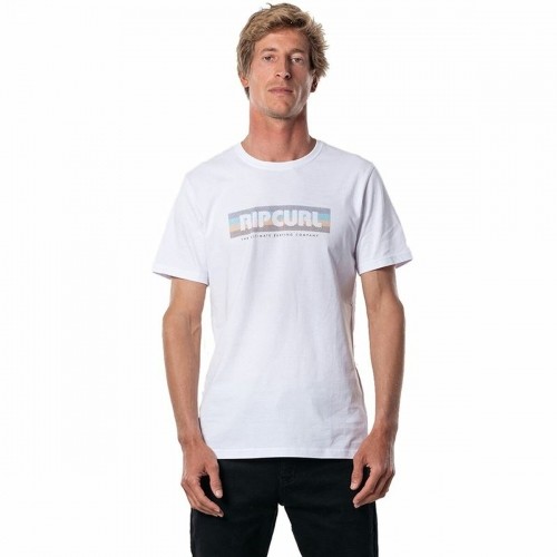 Vīriešu Krekls ar Īsām Piedurknēm Rip Curl El Mama Balts image 1