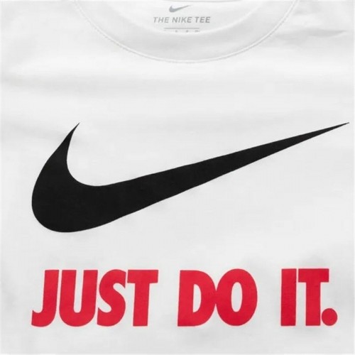 Krekls ar Īsām Piedurknēm Bērniem Nike Swoosh Just Do It Balts image 5