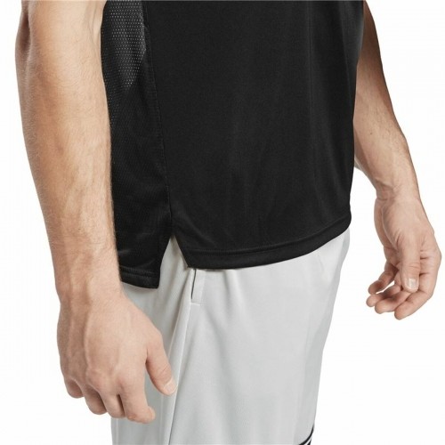 Vīriešu Krekls ar Īsām Piedurknēm Reebok Workout Ready Tech Melns image 4