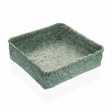 Коробка для салфеток Versa Зеленый Морские водоросли (19 x 5,5 x 19 cm)