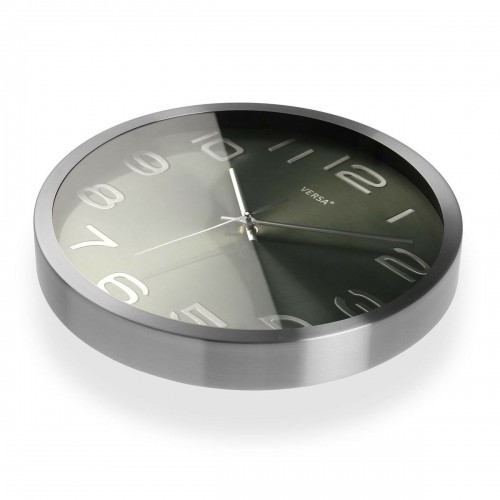 Настенное часы Versa Серебристый Алюминий (4 x 30 x 30 cm) image 2