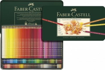 Zīmuļu komplekts metāla kārba Faber-Castell Polychromos Art&Graphic, 120 krāsas