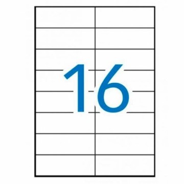 Līmes/Etiķetes Apli 105 x 37mm 100 Loksnes