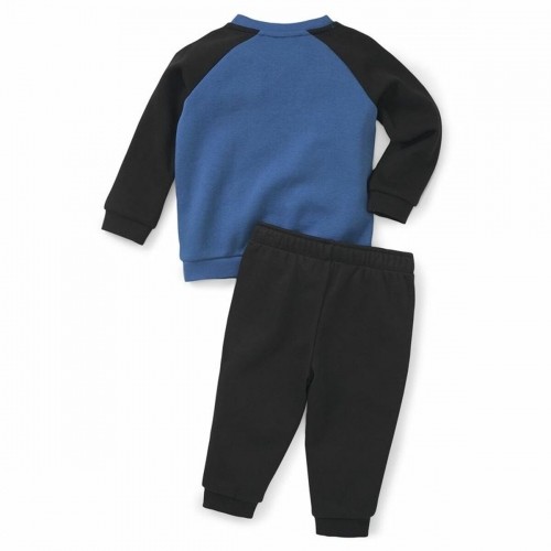 Детский спортивных костюм Puma Minicats Essentials Raglan Чёрный Синий image 5