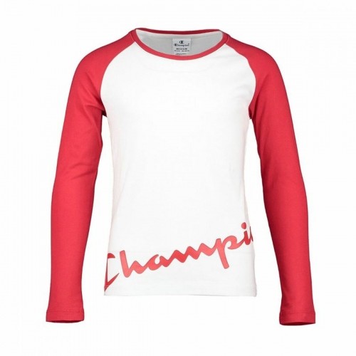Krekls ar Īsām Piedurknēm Bērniem Champion Balts image 1
